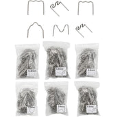 Zımba Teli 1200 Adet 6 Çeşit Kaynak Tamir Makinesi için Düz Dalga Araba Tampon Plastik Onarım